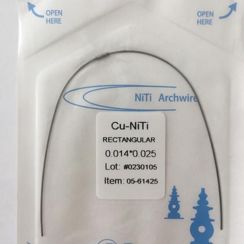 Cu-NiTi Rectangular 0.014 x 0.025