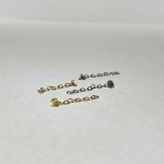 Lingual Button Chain Gold - 10lu paket