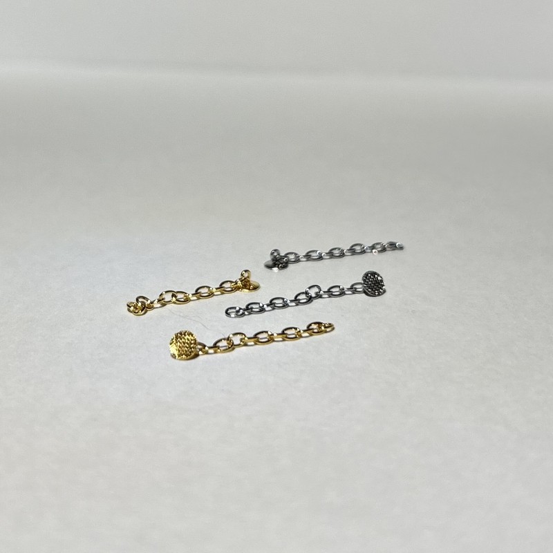 Lingual Button Chain Gold - 10lu paket