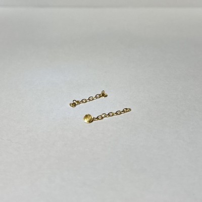Lingual Button Chain Gold - 10lu paket
