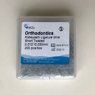 Kobayashi Ligature Teli Kısa Bükümlü 0.12