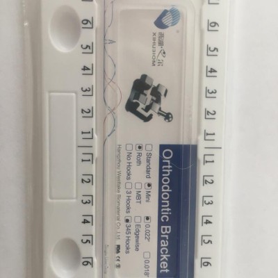 Mini Metal Braket Roth 0.22  5 li set
